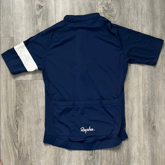 Rapha women’s medium blue/white cycling jersey - Picture 2 of 3